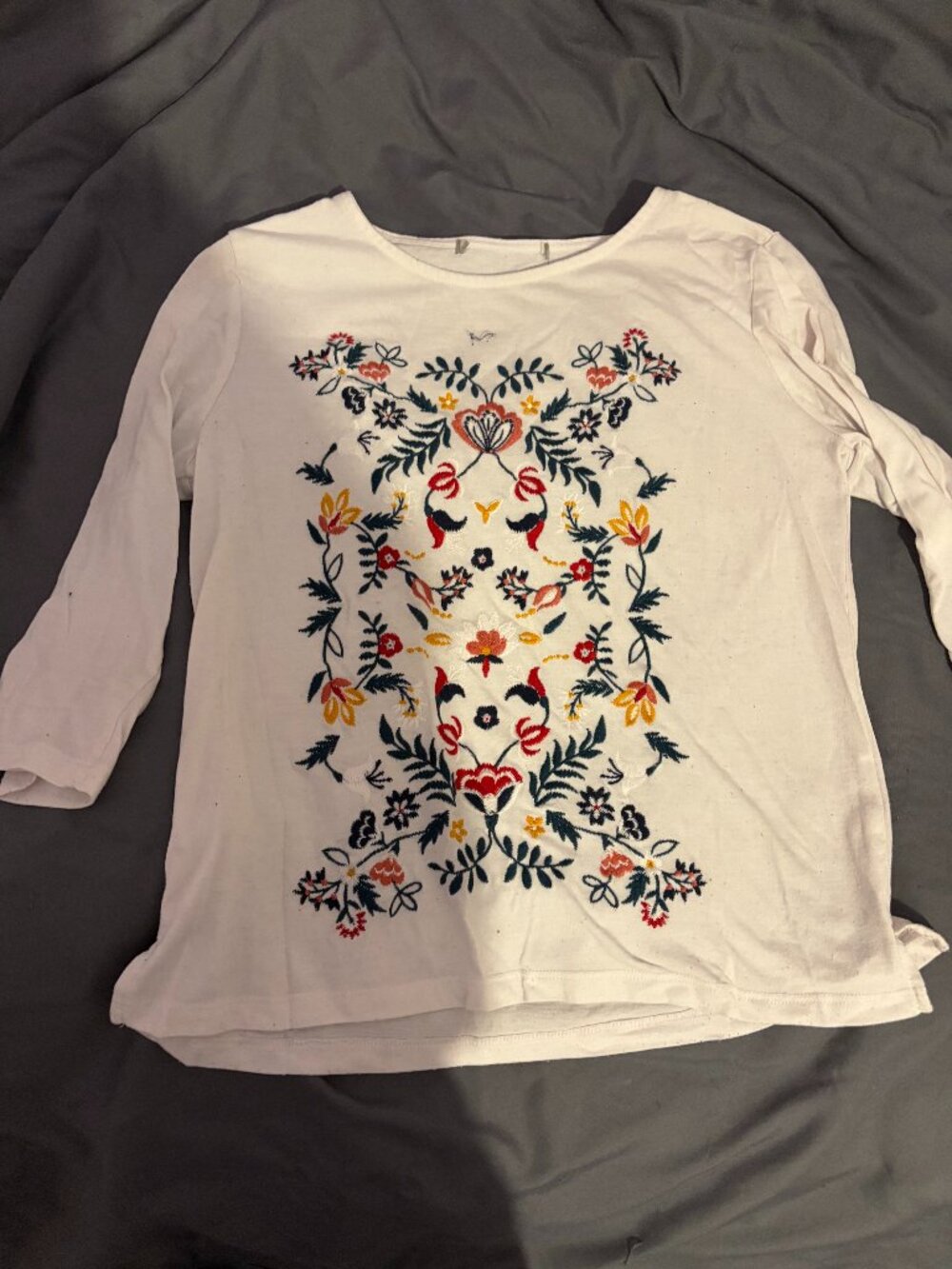 White Shirt with Design